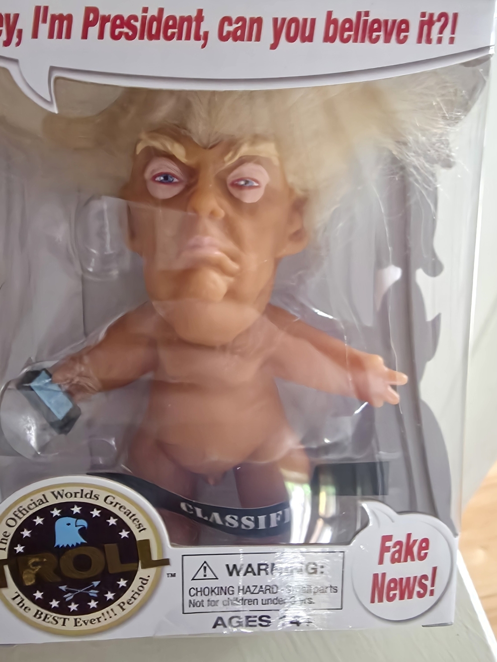 Naked Troll Dolls 'Fake News' Collectible
